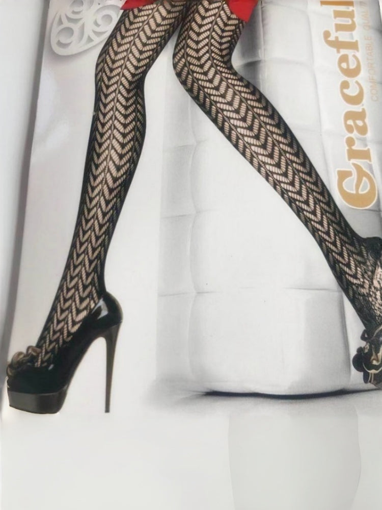 INS Trendy Wheat Patterned Fishnet Stockings, Sexy & Cute Hollow Out Tights #05133