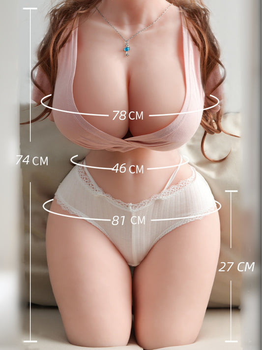 Curvy Goddess TPE Sex Torso 74cm/16KG