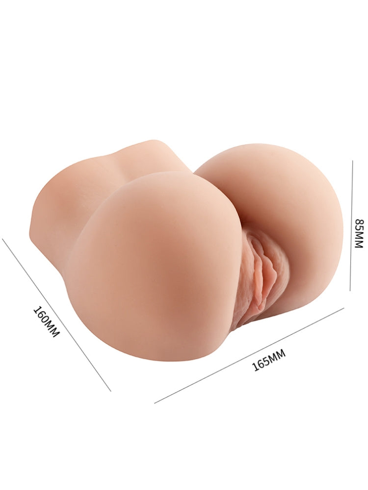 Life Size Big Pussy Ass Butt Male Masturbator Stroker (16*16.5*8.5 cm, 2.76 lbs)