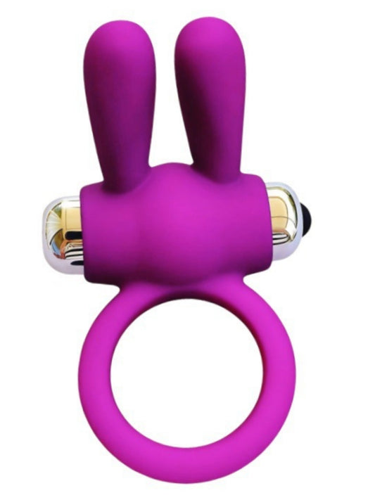 Bunny Ears 10-Frequency Vibrating Cock Ring
