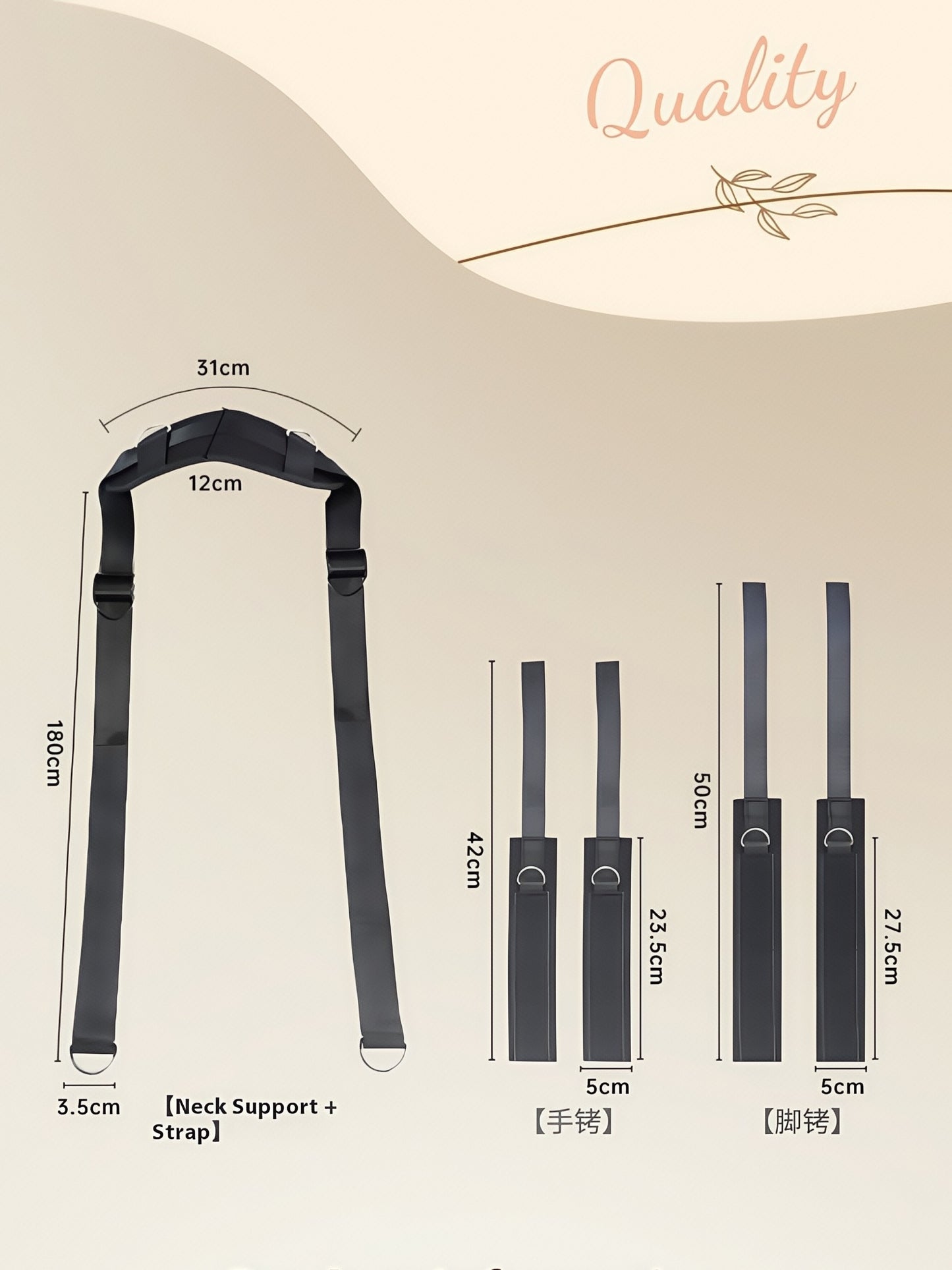 Thigh Cuffs Bed Restraints For Sex Play