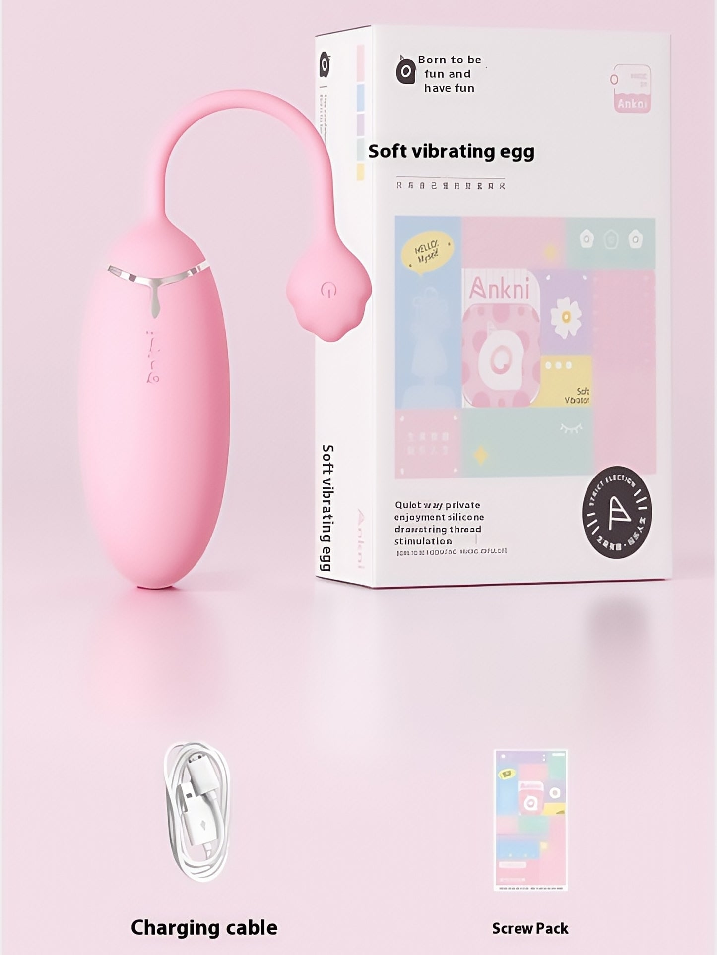 Sakura Pink Ombre Vibrator - Remote Control