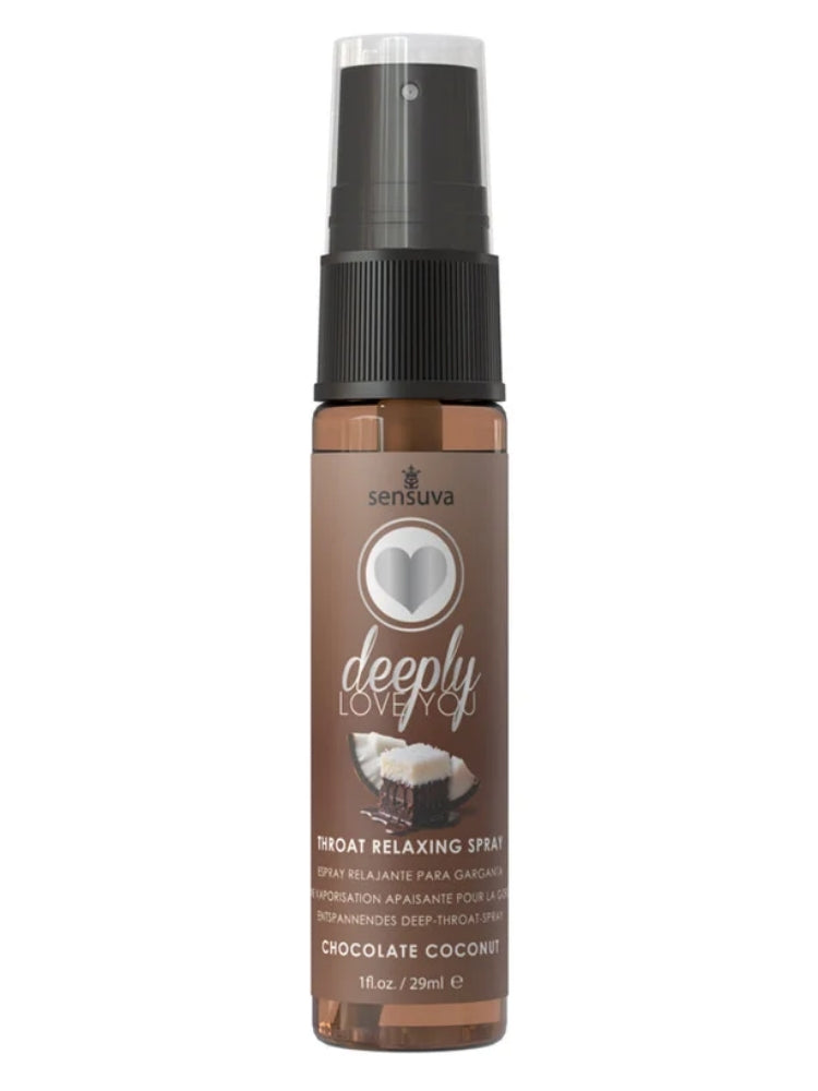 Deeply Love You Throat Relaxing Spray 1oz in Chocolate Coconut