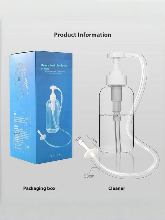 Press Bottle Type Anus Irrigator Enema Cleaning Equipment 300ML/600ML