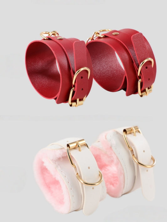 Sexy Handcuffs SM Black/Red/Pink
