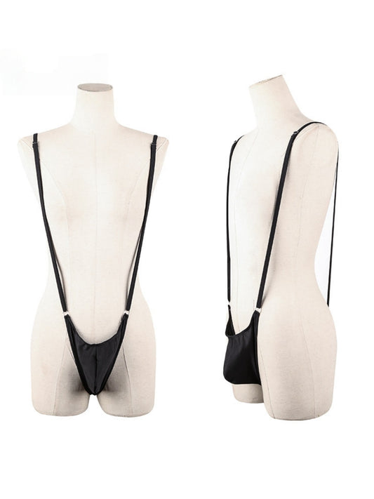 Men's Sexy Adjustable Onesie Three-piece Underwear #7199