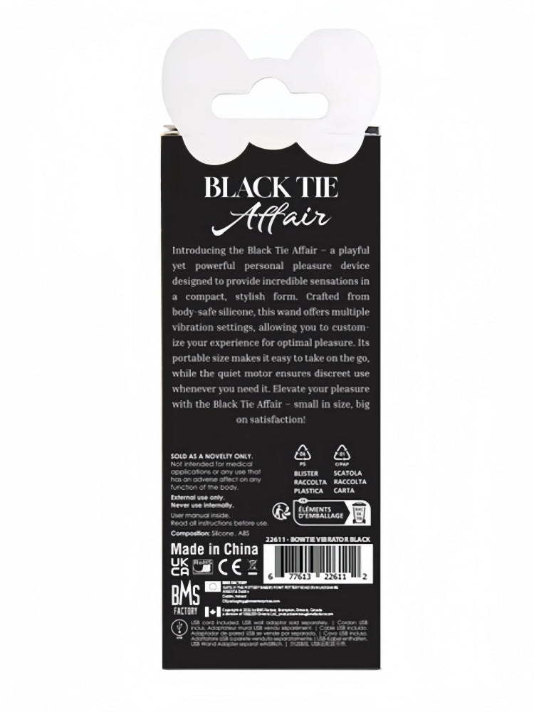 BMS Factory Black Tie Affair Bow tie Wand