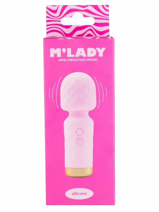 M’Lady – Mini Vibrating Wand – Pink