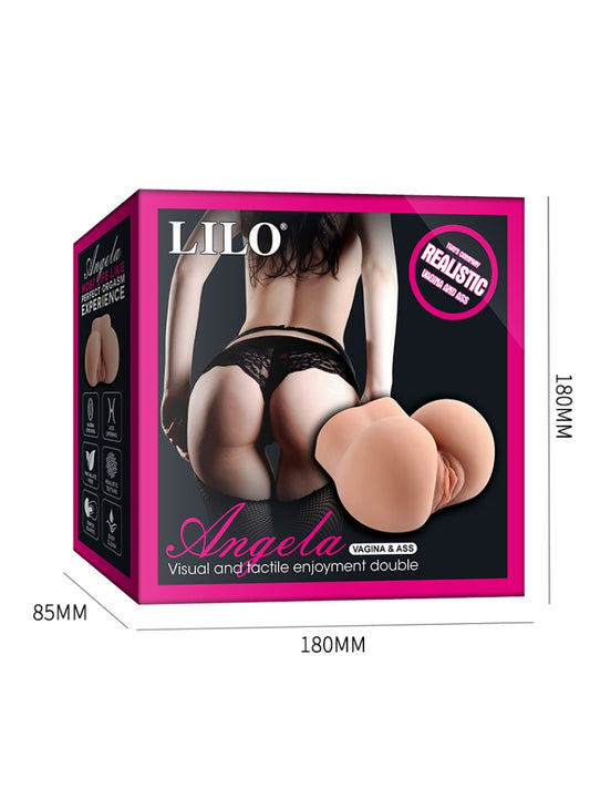 Life Size Big Pussy Ass Butt Male Masturbator Stroker (16X16.5X8.5Cm, 2.20LB)