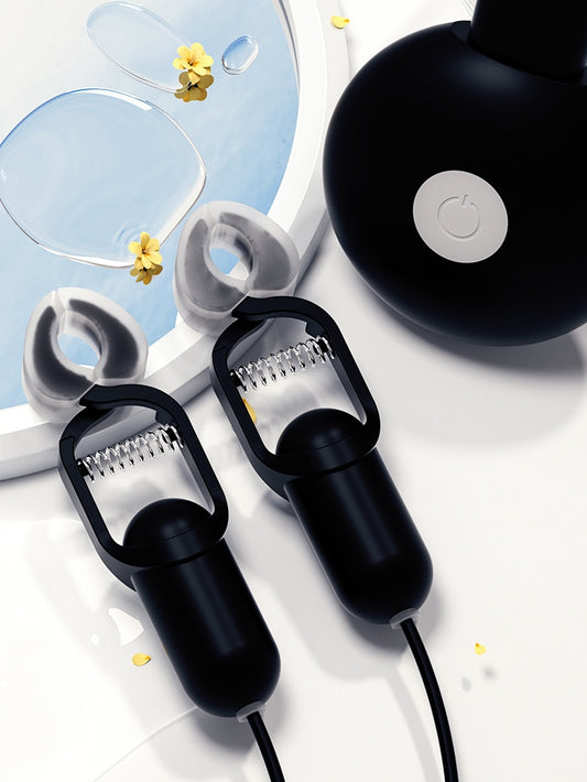 Vibrating nipple clamps