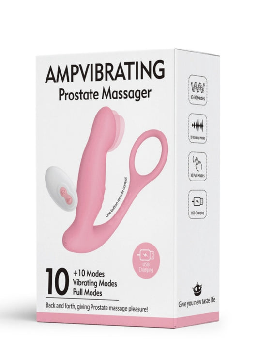 Remote-Controlled Anal Prostate Massager With Cock Ring