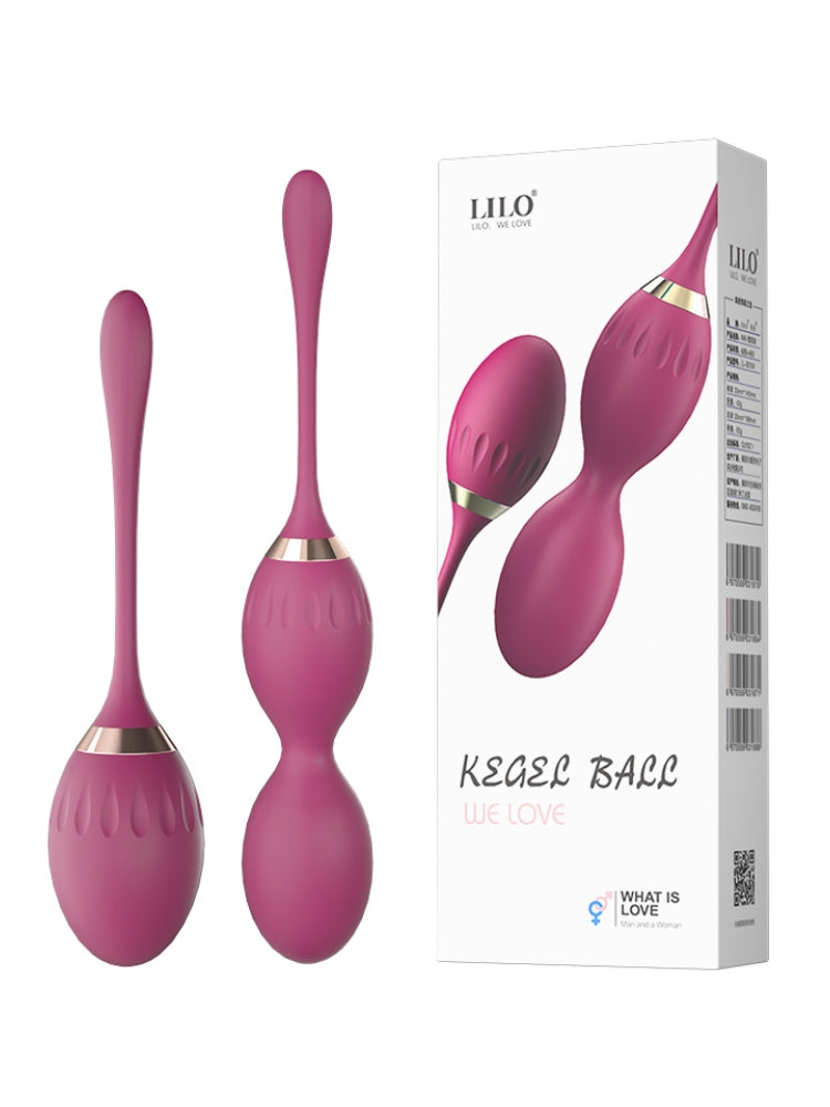 LILO Safe Silicone Vagina Tighten Exercise Ball / Pink