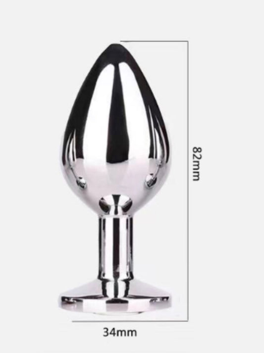 Metal Anal Plug Large/3.4CM