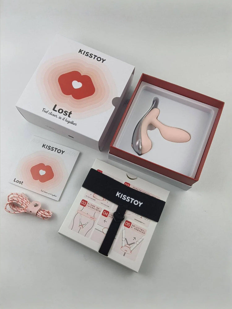 KISSTOY Wearable Sucking Vibrating In-Body Egg / Pink