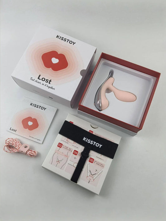 KISSTOY Wearable Sucking Vibrating In-Body Egg / Pink