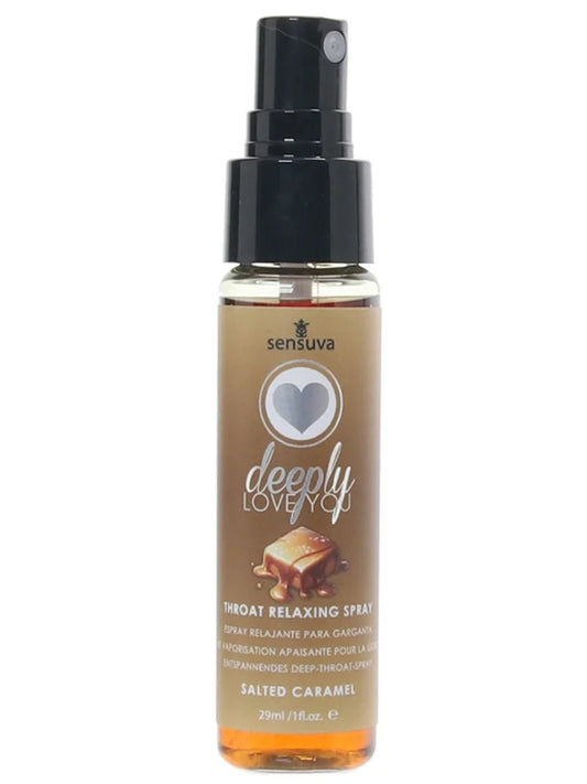Deeply Love You Throat Relaxing Spray 1oz in Salted Caramel