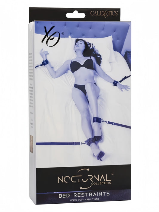 CalExotics® Nocturnal Collection Bed Restraints - Black