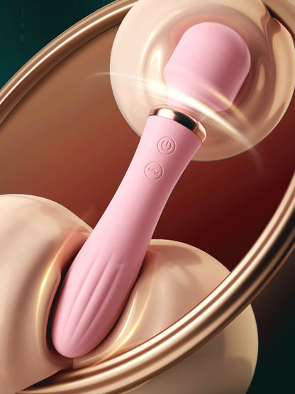 Eros II Dual-End 10-Frequency Vibrating AV Wand with Heating Function