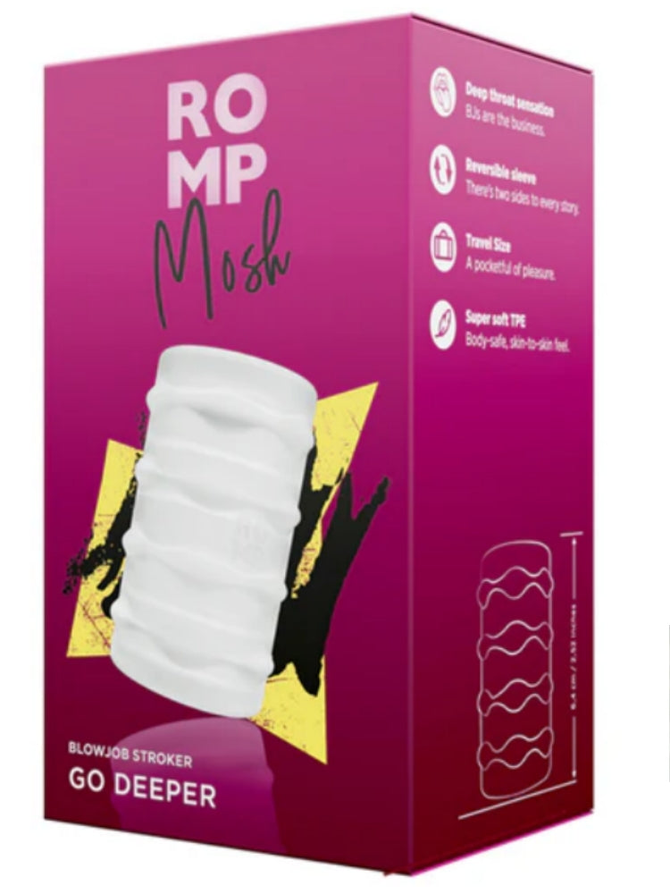 ROMP® - Mosh Blow Job Stroker - Frost