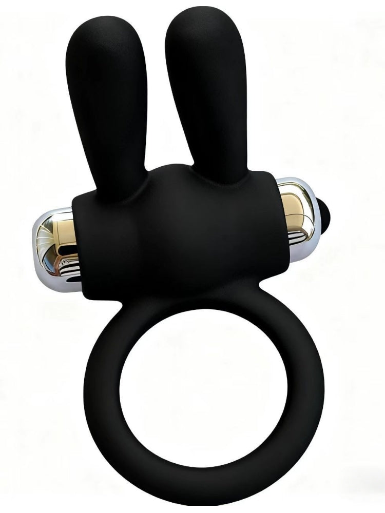 Bunny Ears 10-Frequency Vibrating Cock Ring