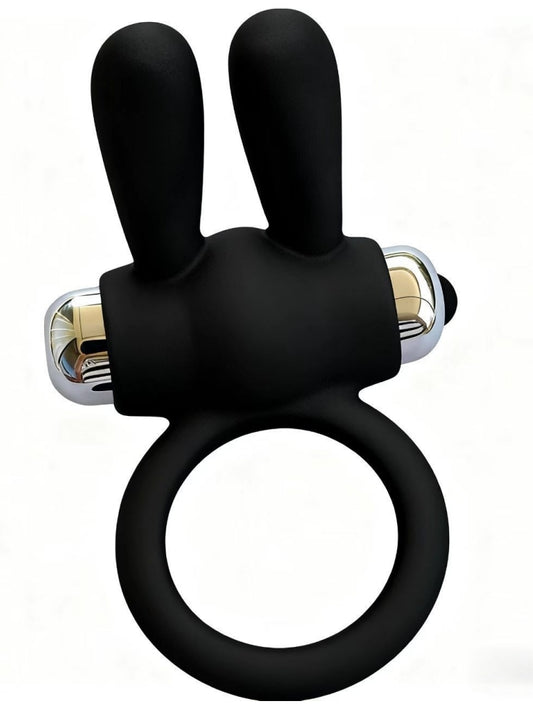Bunny Ears 10-Frequency Vibrating Cock Ring