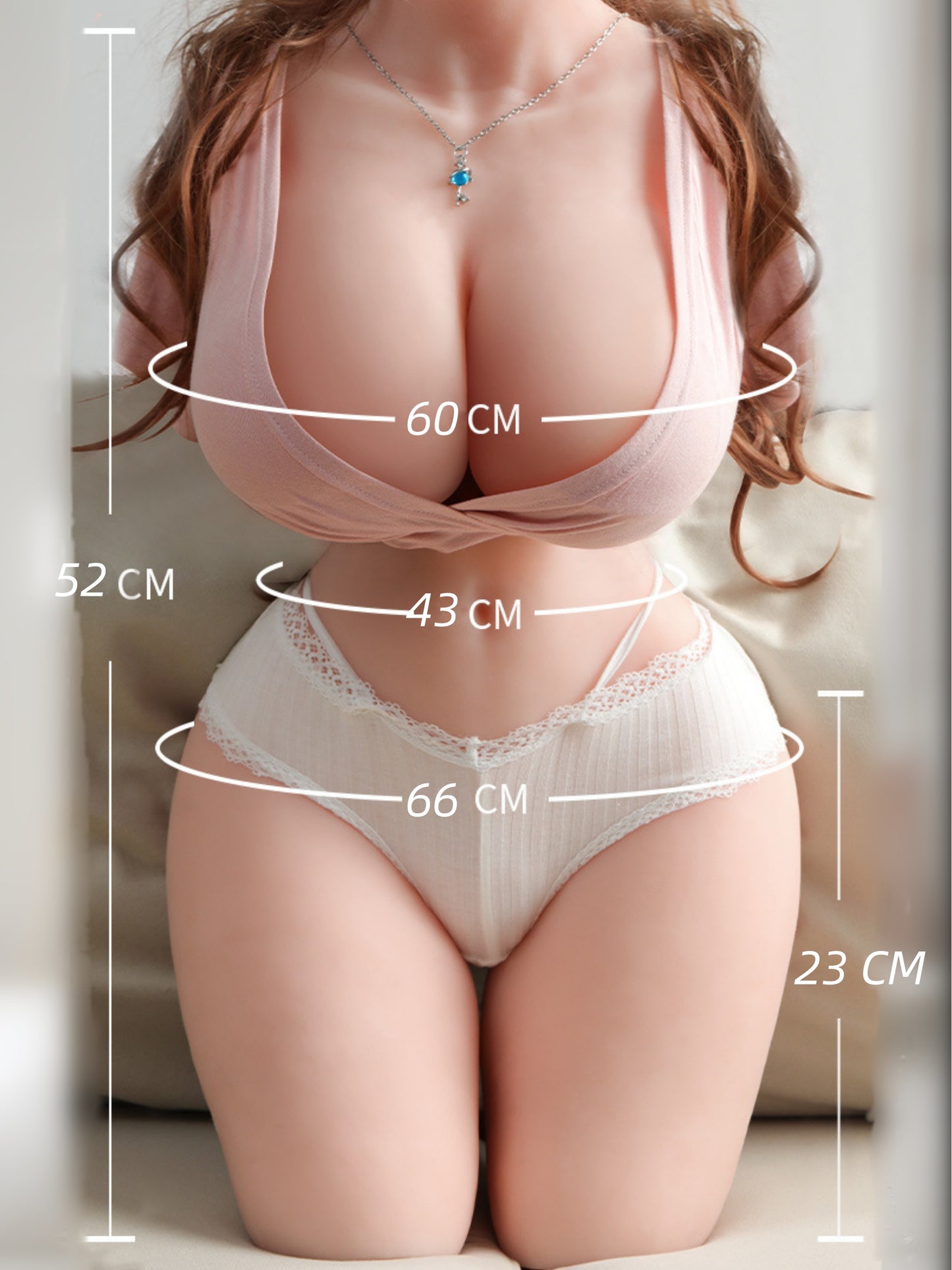 Curvy Goddess TPE Sex Torso  52cm/9KG