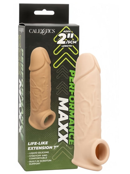CalExotics® - Performance Maxx™ - Life-Like Penis Extension – 7”