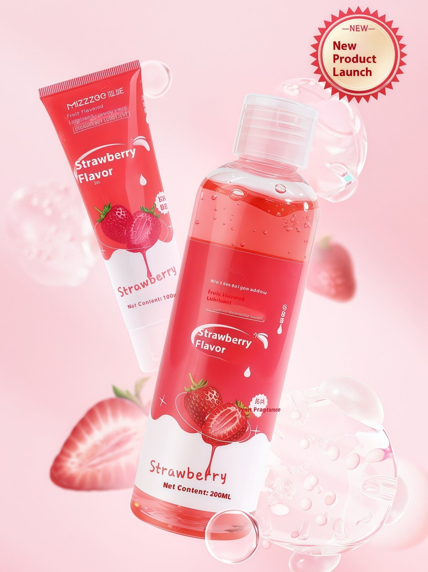MizzZee 口交草莓味润滑剂 100ML / 💕限时 30% OFF💕
