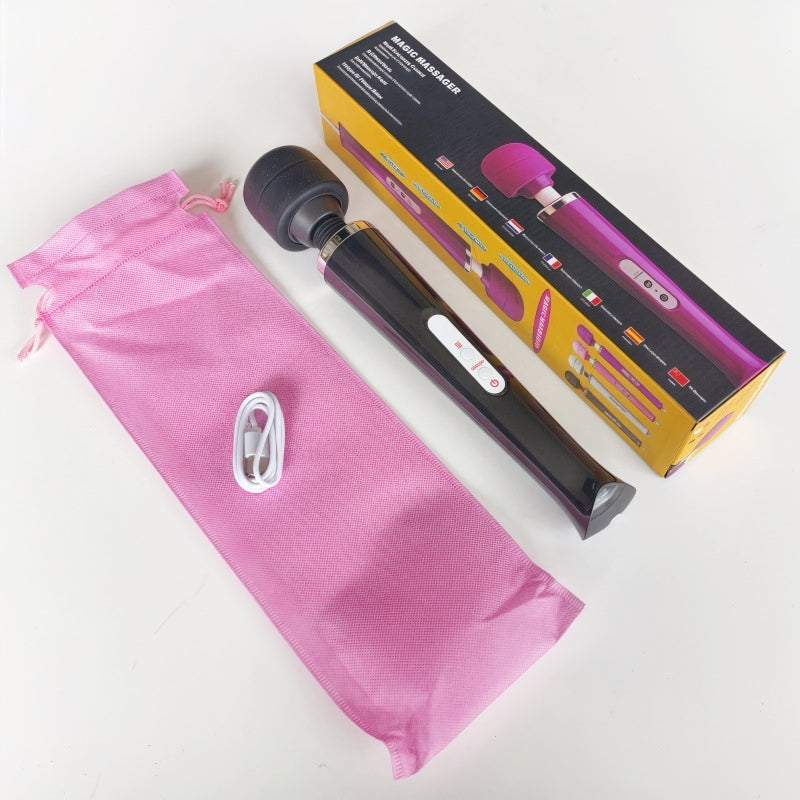 Powerful buzzing Wand Massager White/Black/Pink/Purple
