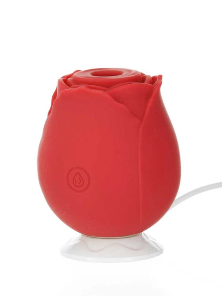 M’Lady - Rose Clitoral Suction Stimulator – Red