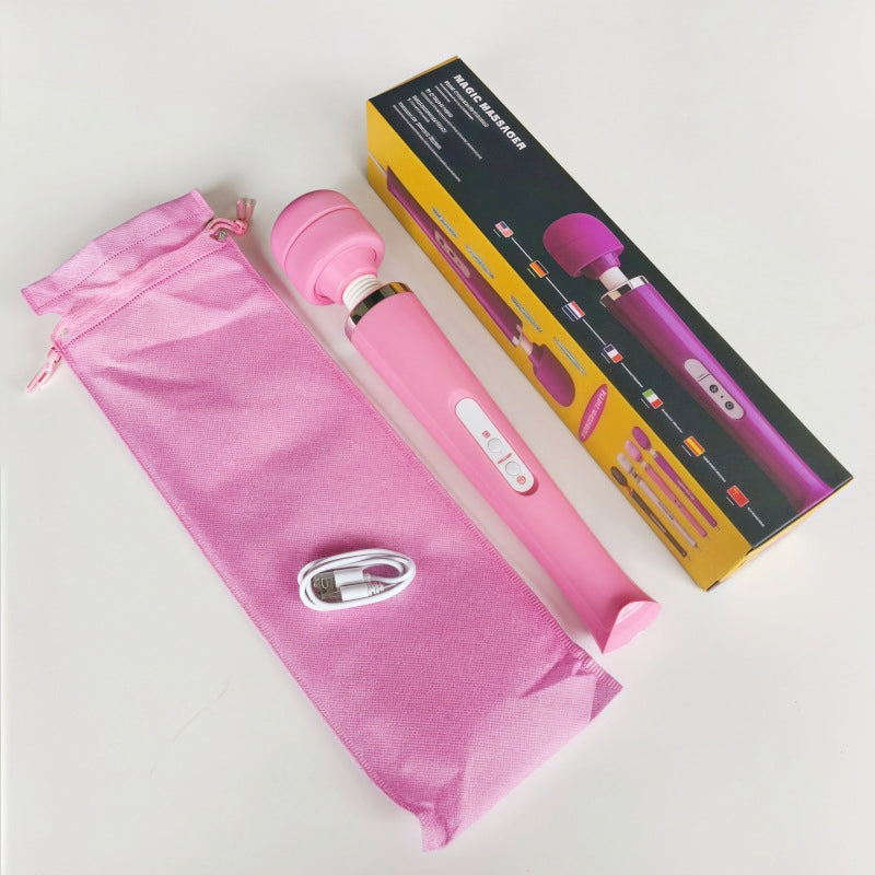 Powerful buzzing Wand Massager White/Black/Pink/Purple
