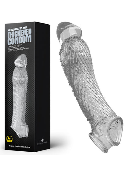 Men's Enlarger Penis Sleeve - Clear