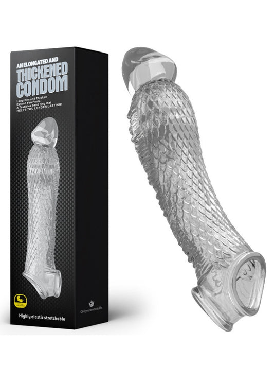 Men's Enlarger Penis Sleeve - Clear
