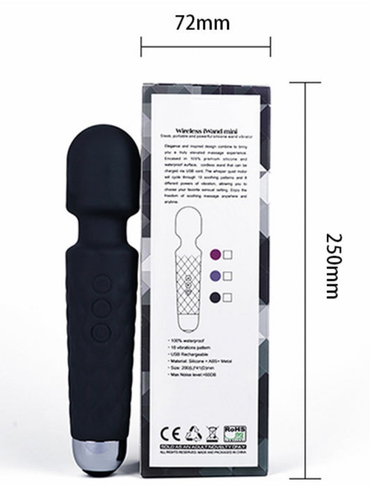 Female Masturbator Fully Automatic AV Stick Massage Strong Shock Vibrator