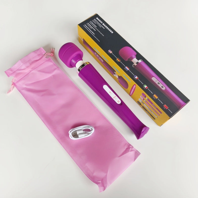 Powerful buzzing Wand Massager White/Black/Pink/Purple