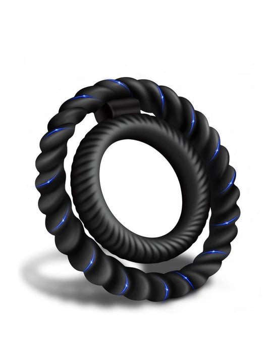 Silicone Cock Ring 2Rings