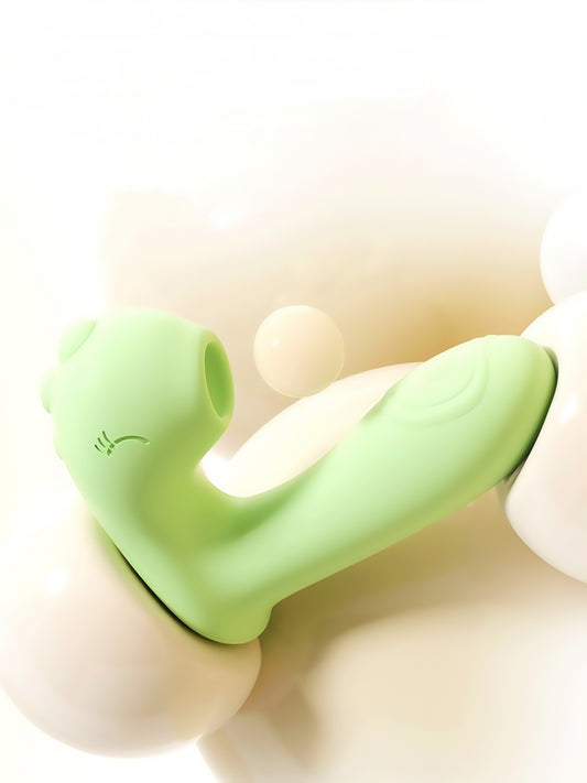 BoBo Dragon Green Sucking Vibrating Wearable Toy