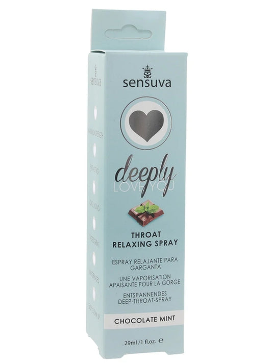 Deeply Love You Throat Relaxing Spray 1oz in Chocolate Mint