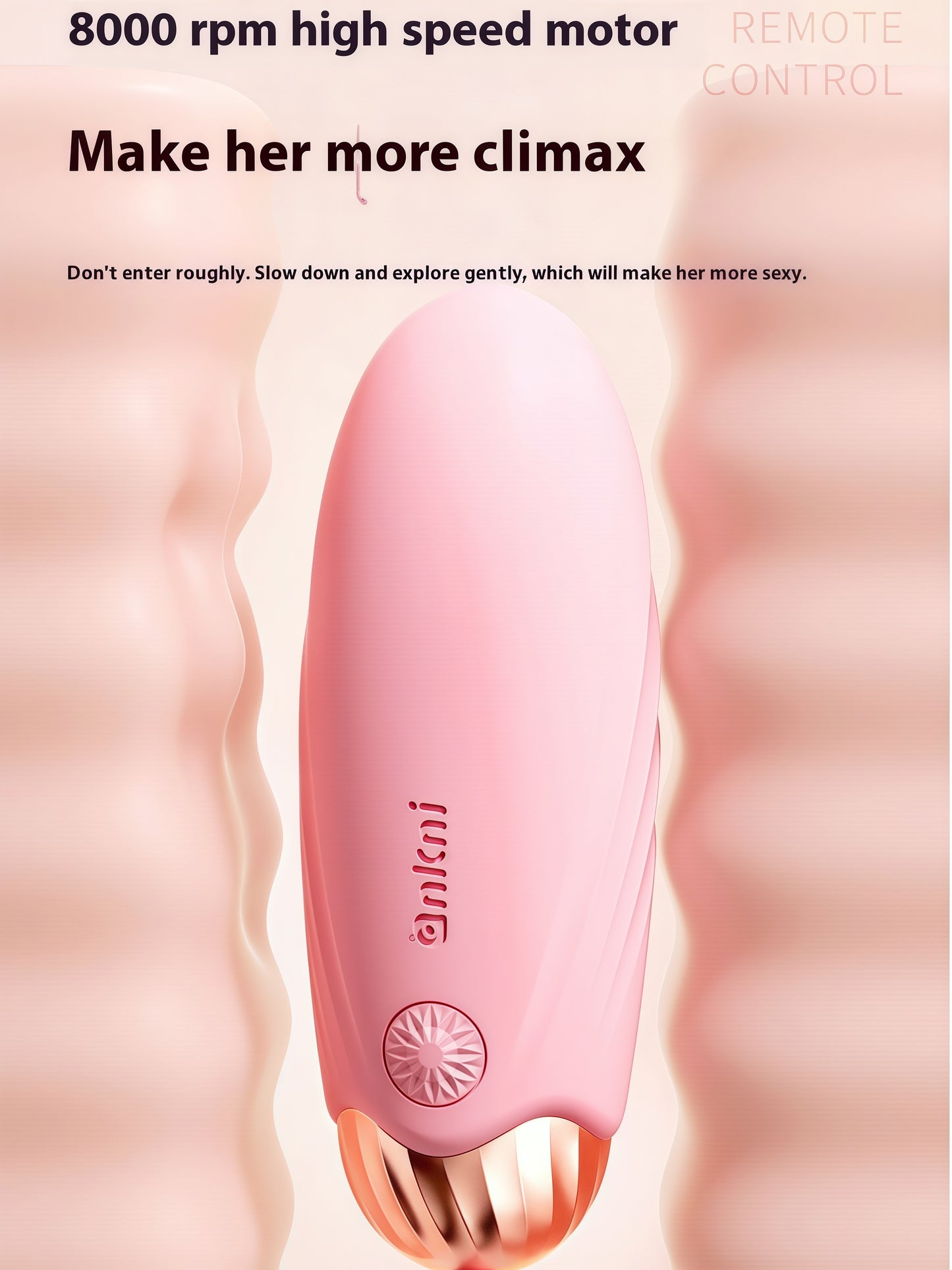Marshmallow Remote Controlled Vibrator Egg