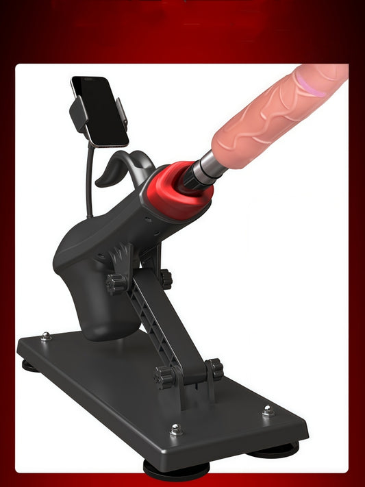 Automatic Thrusting Vibrato Hands-Free Stimulator