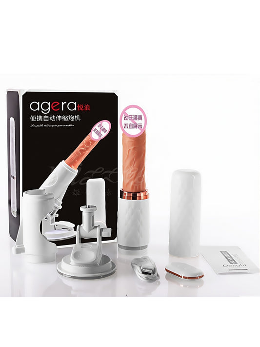 Adult Heated Automatic Retractable Artificial Dildo