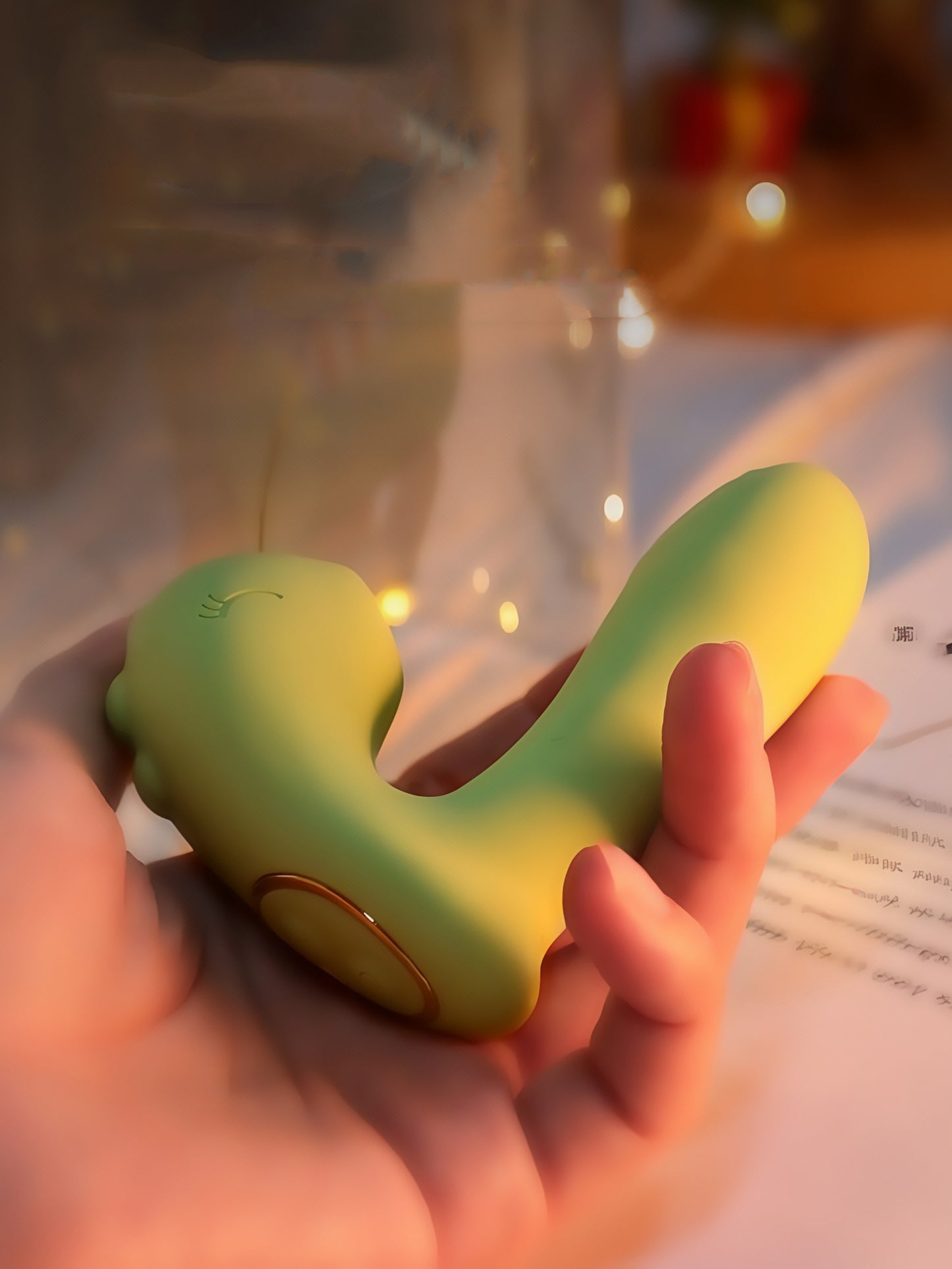 BoBo Dragon Green Sucking Vibrating Wearable Toy