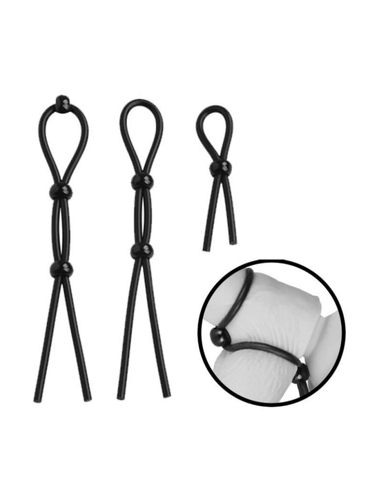 New Silicone Cock Ring Kit Set（2 Peals / 3 Peals）