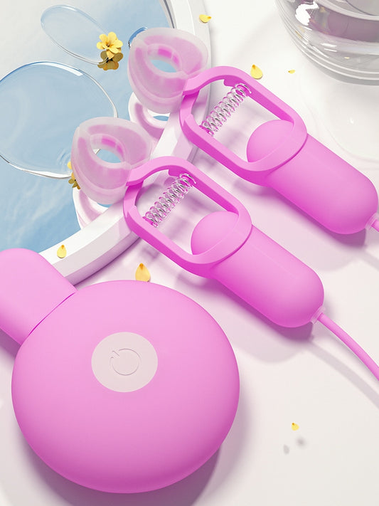 Vibrating nipple clamps