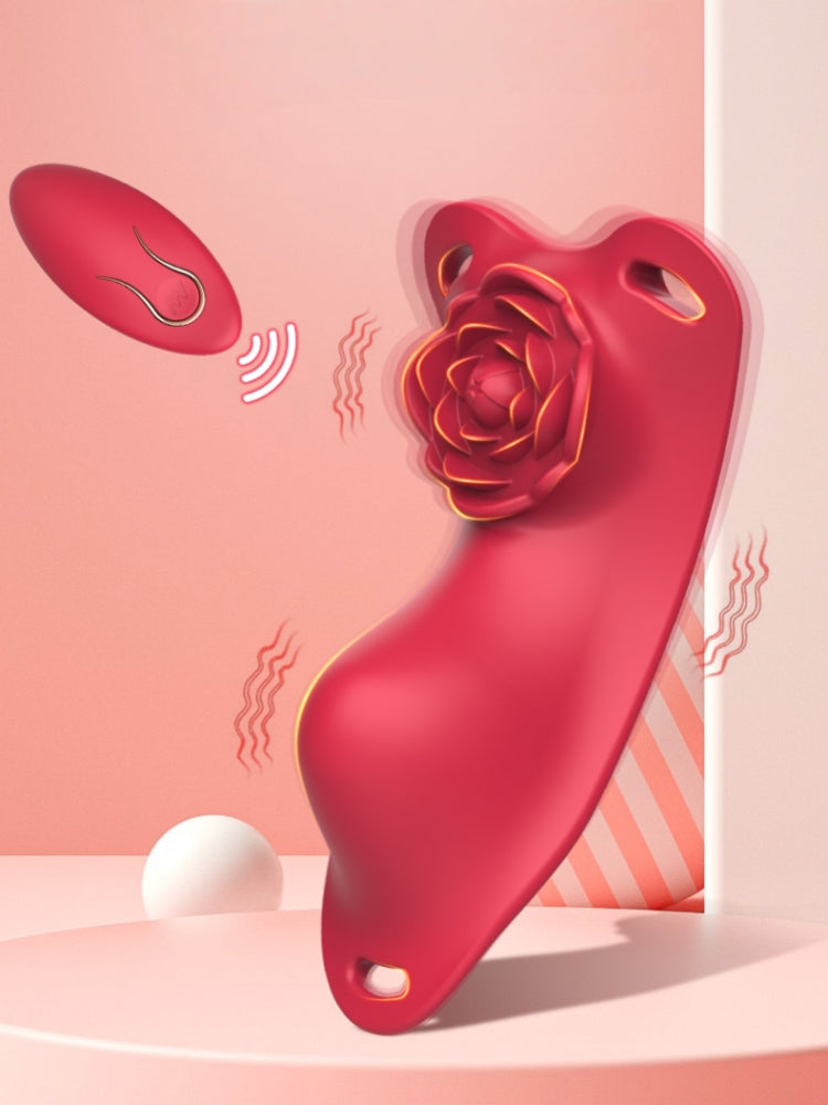 Rose 女士可穿戴振动器 / 红色