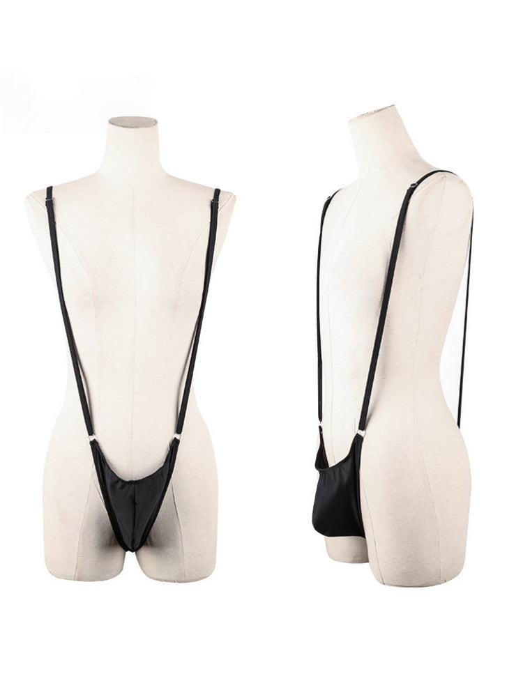 男士情趣内衣性感可调连体设计三点式内裤 #7199