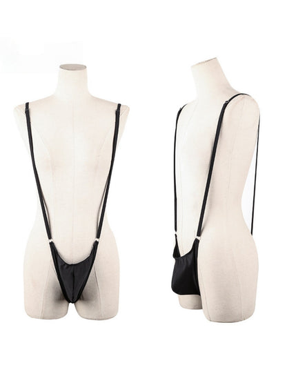 男士情趣内衣性感可调连体设计三点式内裤 #7199