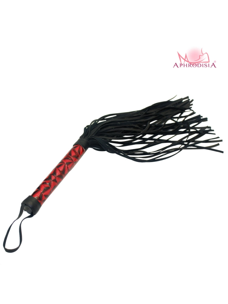 Aphrodisia® Luxury Fetish Passionate Flogger / Red & Black