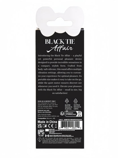 BMS Factory Black Tie Affair Bow tie Wand
