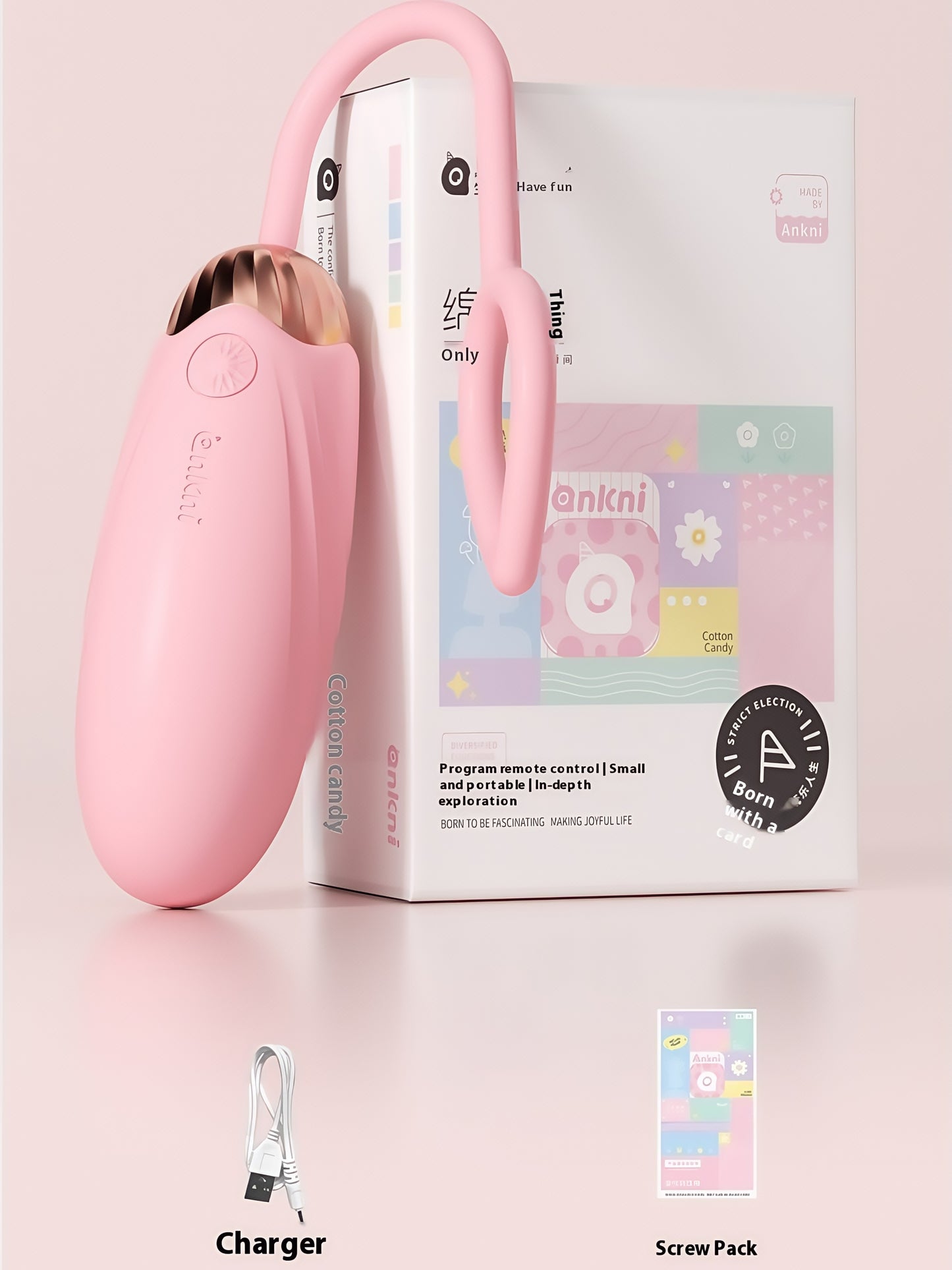Marshmallow Remote Controlled Vibrator Egg